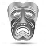 Tragedy Theatre Mask